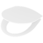 Ifö Spira sæde hvidt med